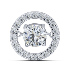 Pandantiv din argint  cu Cubic Zirconia Incolor