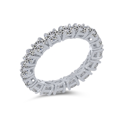Inel din argint  cu pietre Cubic Zirconia Incolor