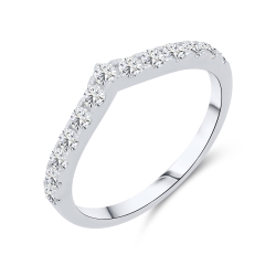Inel din argint  cu Cubic Zirconia Incolor