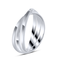 Inel din argint  cu pietre Cubic Zirconia Incolor