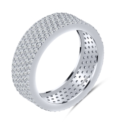 Inel din argint  cu Cubic Zirconia Incolor