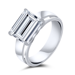 Inel din argint  cu pietre Cubic Zirconia Incolor