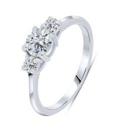 Inel din argint  cu Cubic Zirconia Incolor