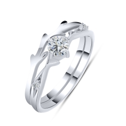 Inel din argint  cu Cubic Zirconia Incolor
