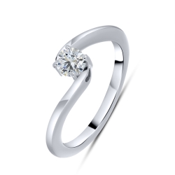 Inel din argint  cu Cubic Zirconia Incolor