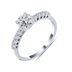 Inel din argint  cu Cubic Zirconia Incolor