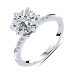 Inel din argint  cu Cubic Zirconia Incolor