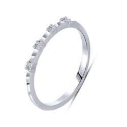 Inel din argint  cu Cubic Zirconia Incolor