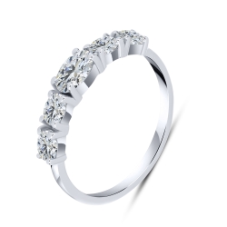 Inel din argint  cu Cubic Zirconia Incolor