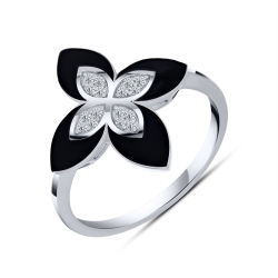 Inel din argint  cu Cubic Zirconia Incolor