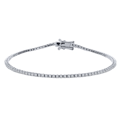 Brățară din argint  cu pietre Cubic Zirconia Incolor