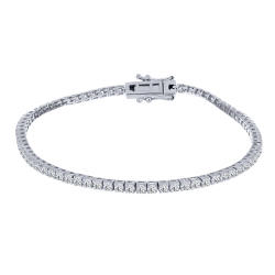 Brățară din argint  cu pietre Cubic Zirconia Incolor