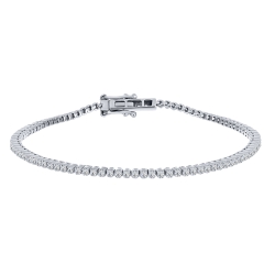 Brățară din argint  cu pietre Cubic Zirconia Incolor