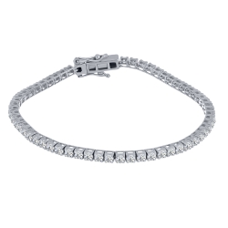 Brățară din argint  cu pietre Cubic Zirconia Incolor