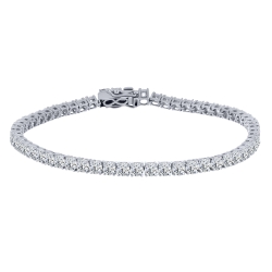 Brățară din argint  cu pietre Cubic Zirconia Incolor