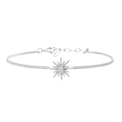 Brățară din aur alb cu pietre Diamant