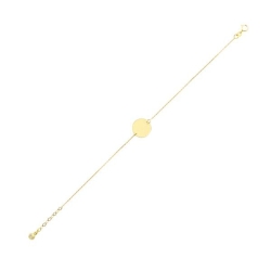 Brățară din aur galben cu pietre Cubic Zirconia Incolor