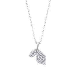Colier din argint  cu pietre Cubic Zirconia Incolor