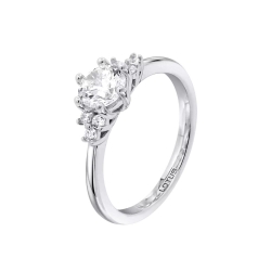 Inel din argint  cu pietre Cubic Zirconia Incolor