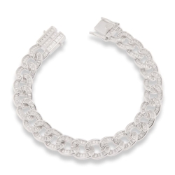 Brățară din argint  cu pietre Cubic Zirconia Incolor