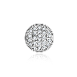 Pandantiv din aur alb cu pietre Diamant