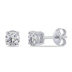 Cercei din argint cu Cubic Zirconia Incolor