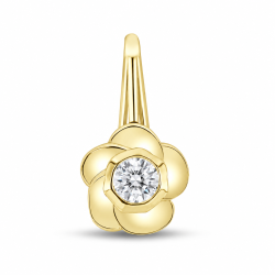 Pandantiv din aur galben cu Cubic Zirconia Incolor