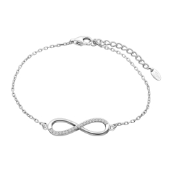 Brățară din argint  cu pietre Cubic Zirconia Incolor