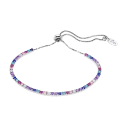 Brățară din argint cu Cubic Zirconia Multicoloră