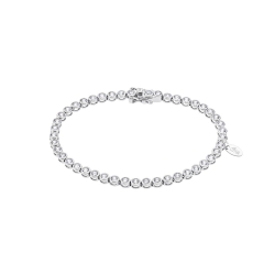 Brățară din argint  cu pietre Cubic Zirconia Incolor