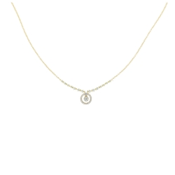 Colier din aur galben cu pietre Diamant