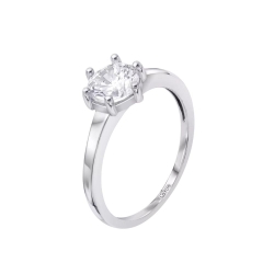 Inel din argint  cu pietre Cubic Zirconia Incolor