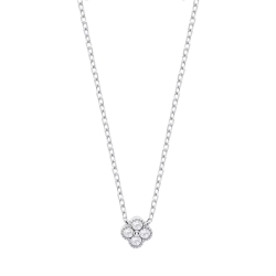 Colier din argint  cu pietre Cubic Zirconia Incolor