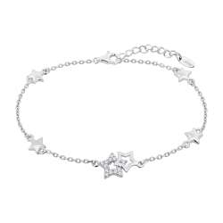 Brățară din argint  cu pietre Cubic Zirconia Incolor