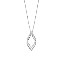 Colier din argint cu Cubic Zirconia Incolor
