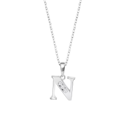 Colier din argint cu Cubic Zirconia Incolor