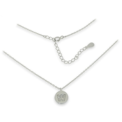 Colier din argint  cu pietre Cubic Zirconia Incolor