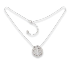 Colier din argint  cu pietre Cubic Zirconia Incolor
