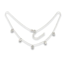Colier din argint  cu pietre Cubic Zirconia Incolor