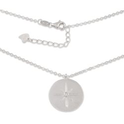 Colier din argint  cu pietre Cubic Zirconia Incolor