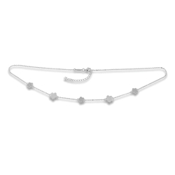 Colier din argint  cu pietre Cubic Zirconia Incolor