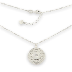 Colier din argint  cu pietre Cubic Zirconia Incolor