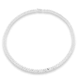 Colier din argint  cu pietre Cubic Zirconia Incolor