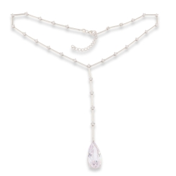 Colier din argint  cu pietre Cubic Zirconia Incolor