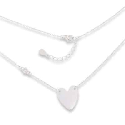 Colier din argint  cu pietre Cubic Zirconia Incolor
