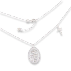 Colier din argint  cu pietre Cubic Zirconia Incolor