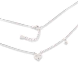 Colier din argint  cu pietre Cubic Zirconia Incolor