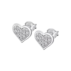 Cercei din argint cu Cubic Zirconia Incolor