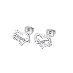 Cercei din argint cu Cubic Zirconia Incolor