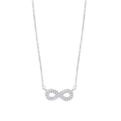 Colier din argint cu Cubic Zirconia Incolor